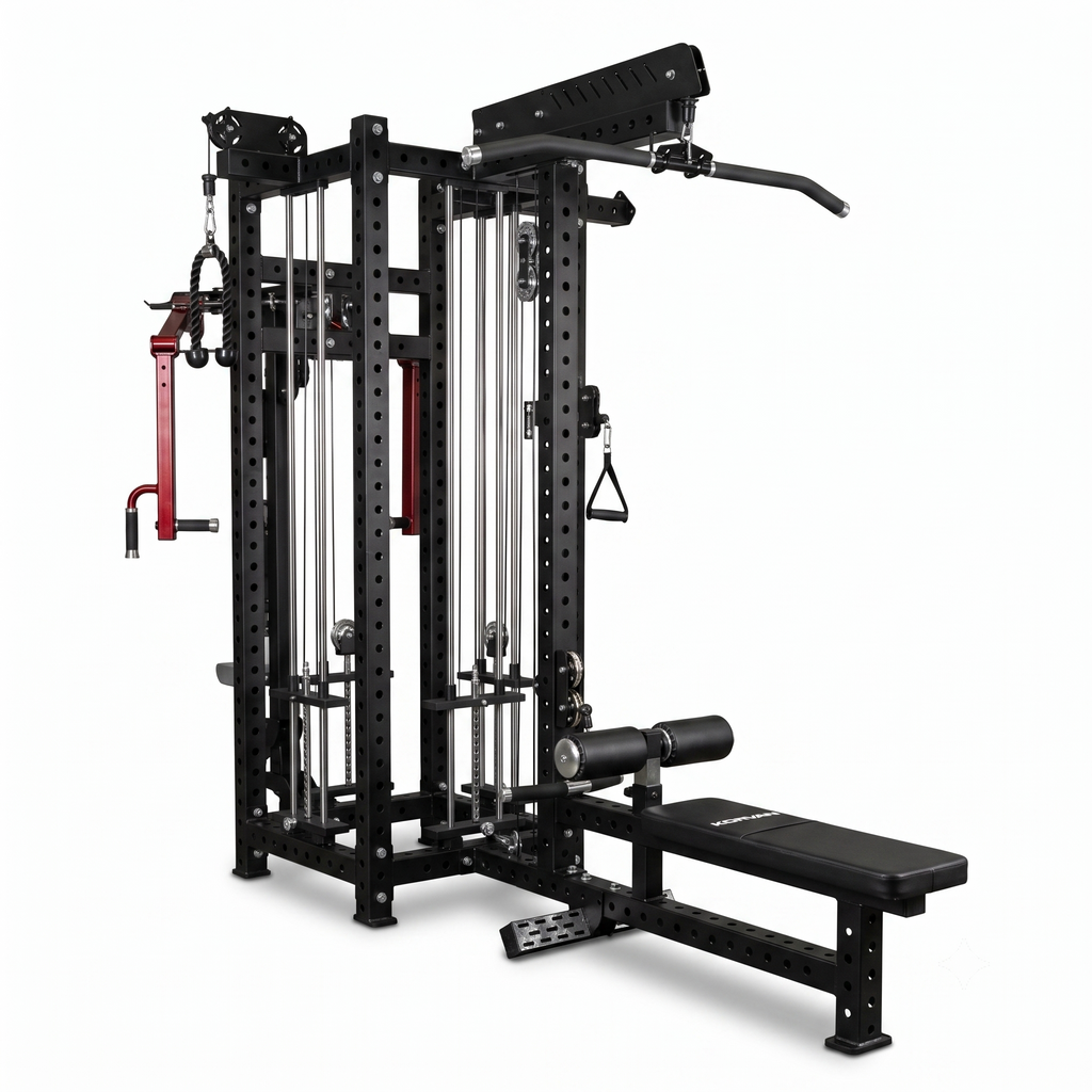 Multigimnasio de 4 Estaciones con Aperturas de Pecho