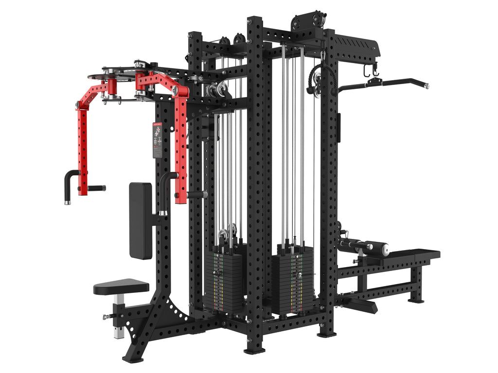 Multigimnasio de 4 Estaciones con Aperturas de Pecho